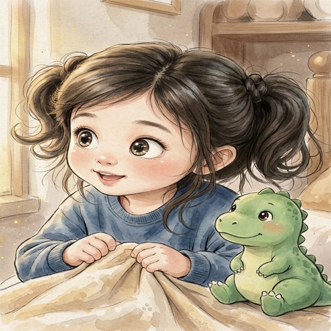 은은한 수묵담채화 화풍 시안